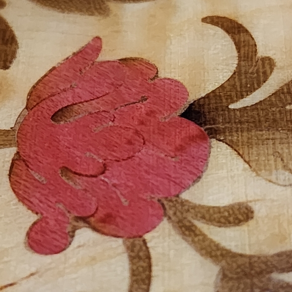 Vtg C. Industries Burl Wood Inlaid Wood Florals Music Box "Sunrise, Sunset" USA - Picture 13 of 17